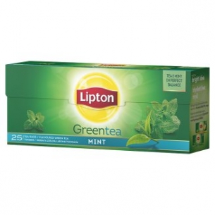 Herbata zielona lipton (25) green mint, 100482
